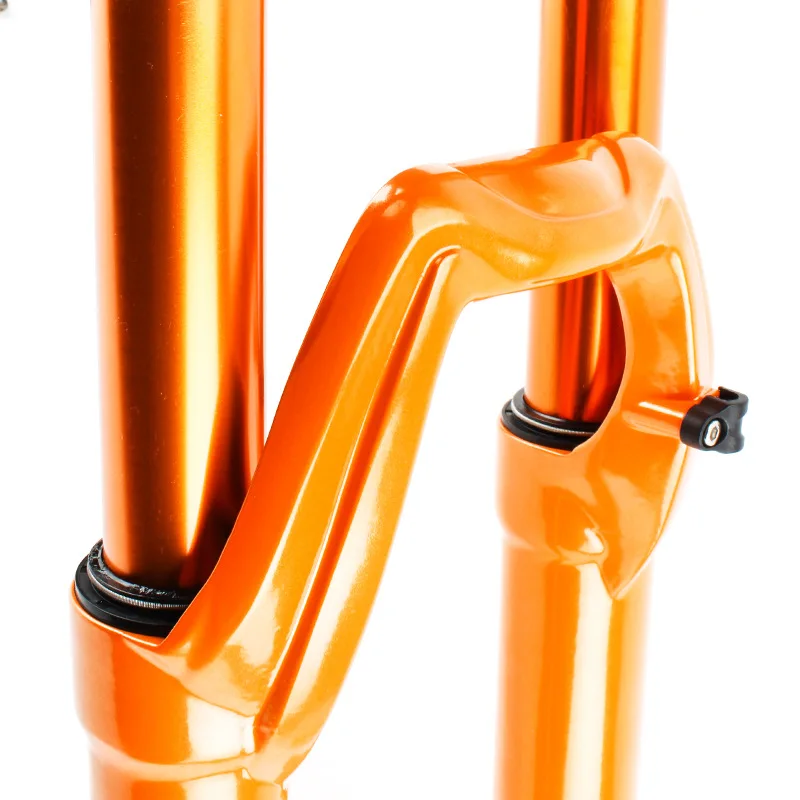 Bicycle Double Crown Fork Air Hydraulic Lock Out QR 26 27.5 29 MTB Mountain Bike Suspension Front Fork