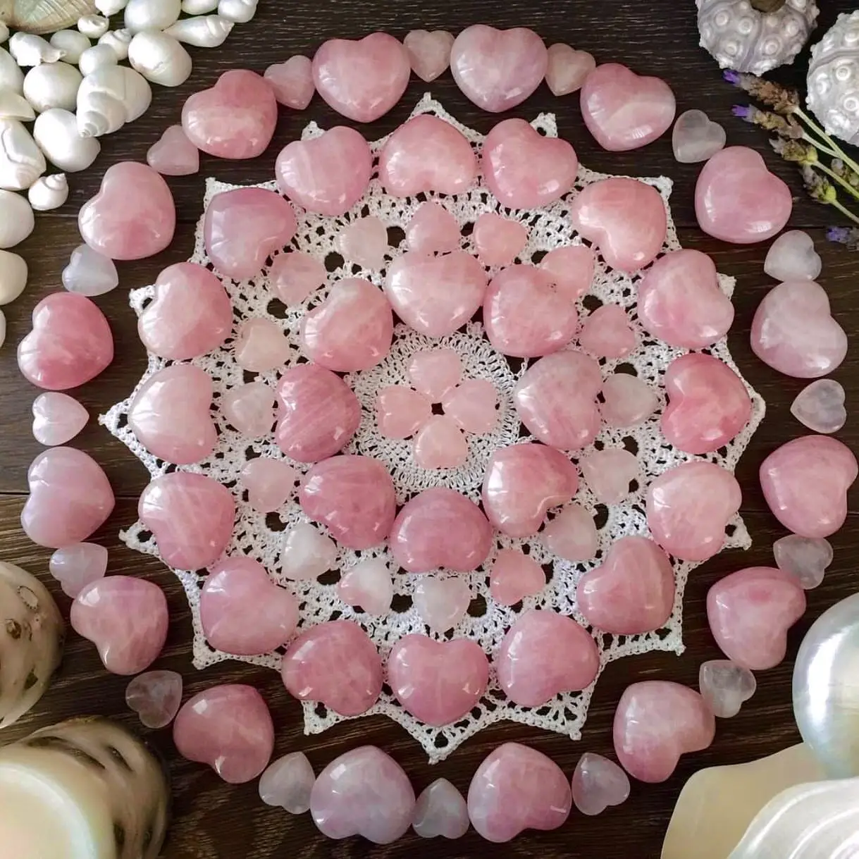 Natural Rose Quartz Heart Pink Crystal Stone Heart Shape Stone Crystal Natural Pink Heart Crystal Palm Stone