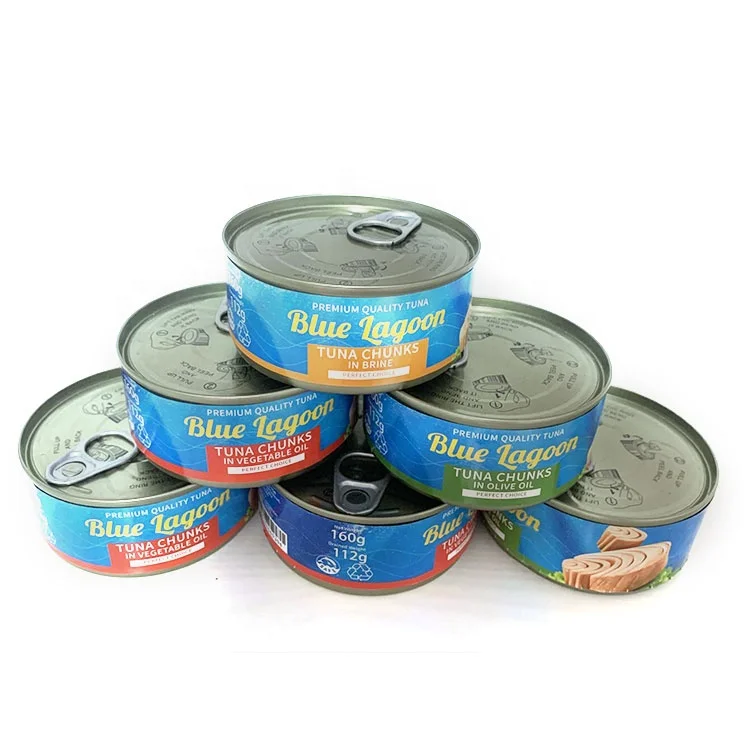 Delicious taste170g ecuador skipjack canned tuna fish chunks in olive oil wholesale canned tuna brands price with lower price