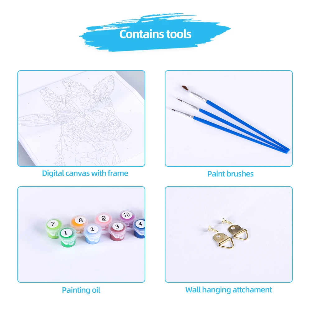 hand gift custom abstract music Picasso pictures diy digital oil painting by number kits