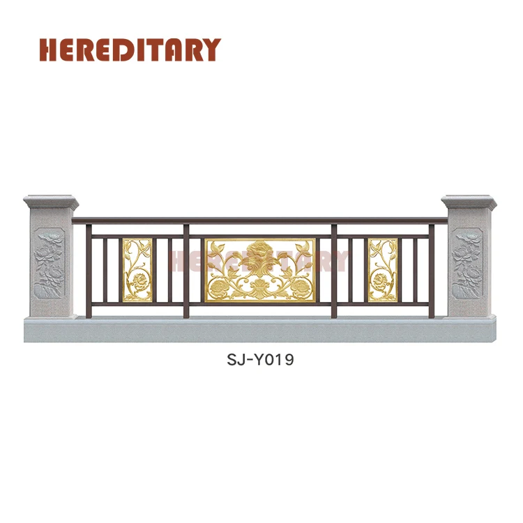 Balconies pvc balustrade aluminium railings designs in india