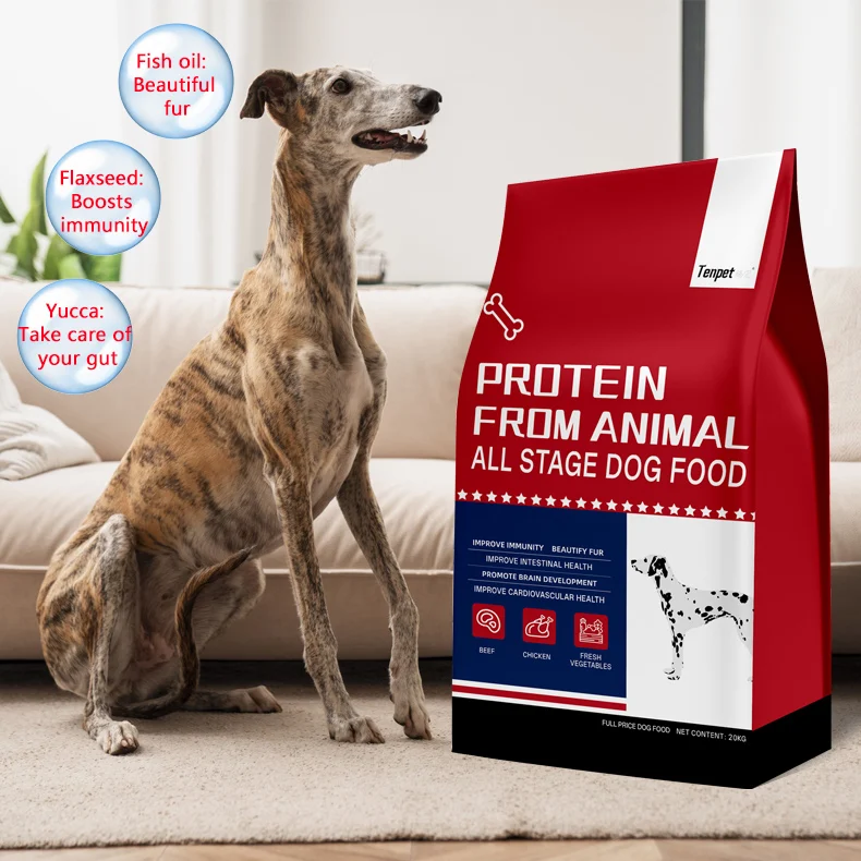 OEM High Protein Dry Dog Food Grain-Free with Fresh Meat Healthy Pet Food for Adult Dogs Featuring Chickens as Main Ingredient