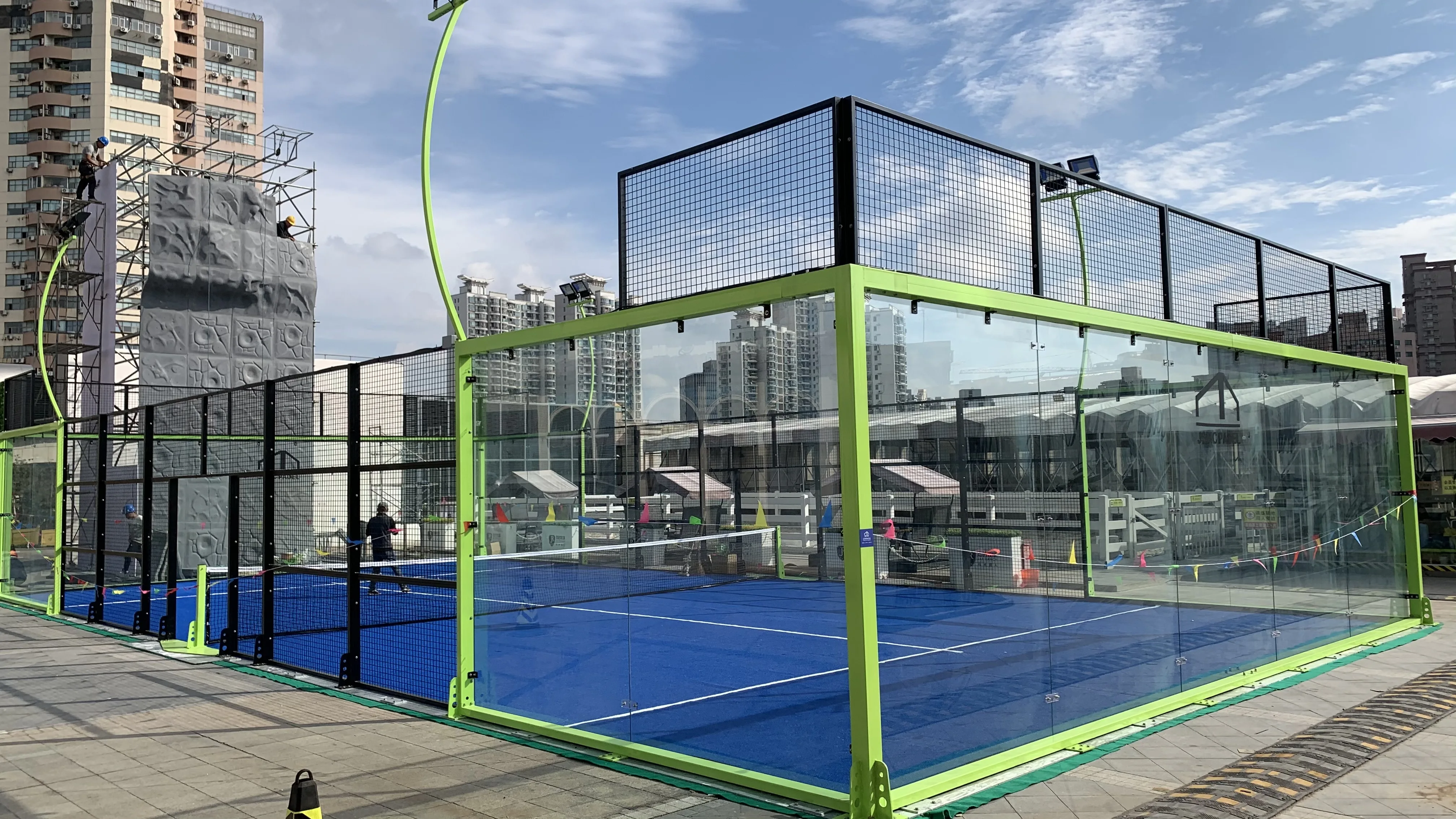 Наш новый дизайн теннисной площадки