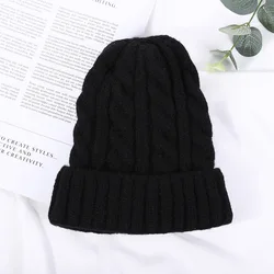 Custom Logo Beanie Hat Japanese Warm Wool Cap High Quality Winter Hats Wholesale Korean new Knitted Cap Fashion Pullover Hats