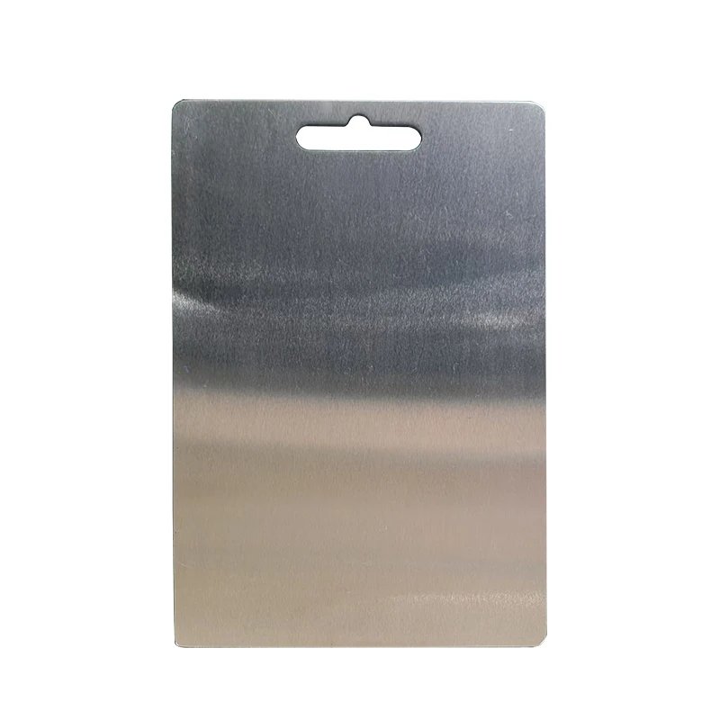 Kitchen Various Sizes Rectangular Pure Titanium Chopping Board Stainless Steel Titanium Cutting Board