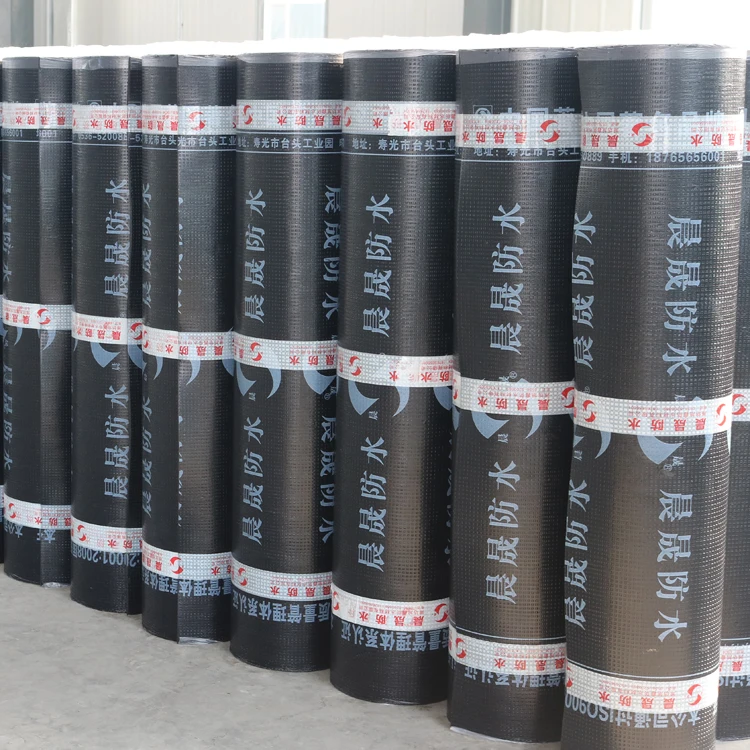4mm PY PE film SBS/APP self adhesive waterproof bitumen membrane sheet for construction building