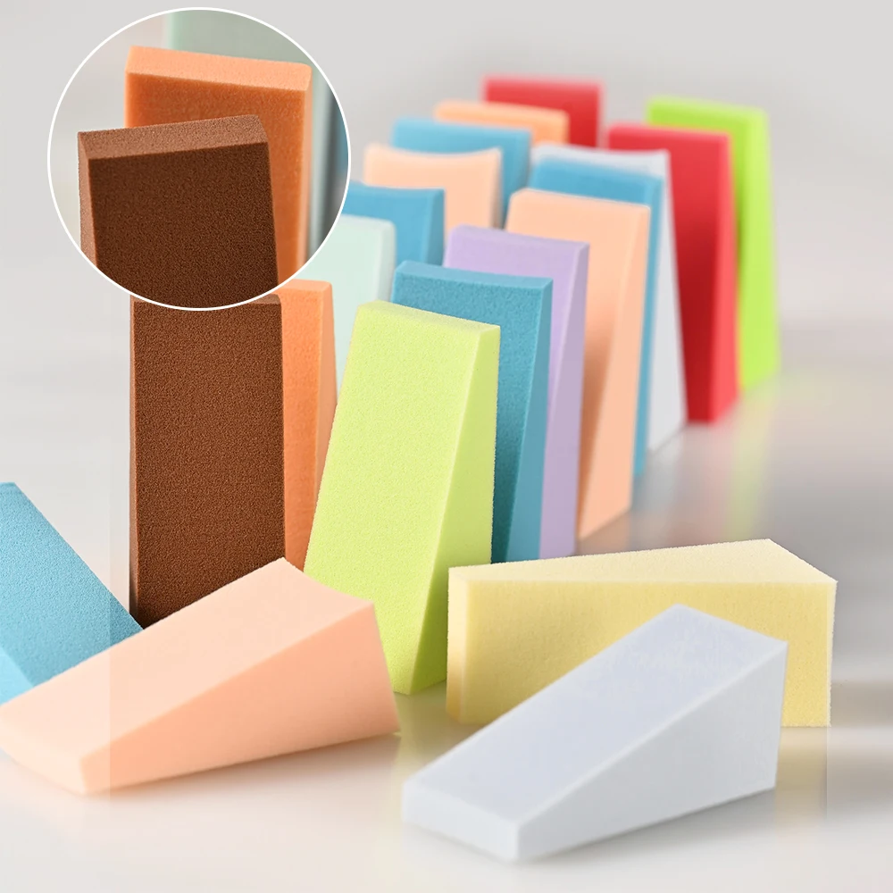 50pcs/Bag Soft Nail Art Sponges Gradient Stamper Tools Color Fade Painting Manicure Makeup DIY Nail Sponge Brush Accessories