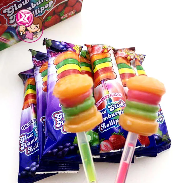 10 г ярких флуоресцентных палочек в форме гамбургера