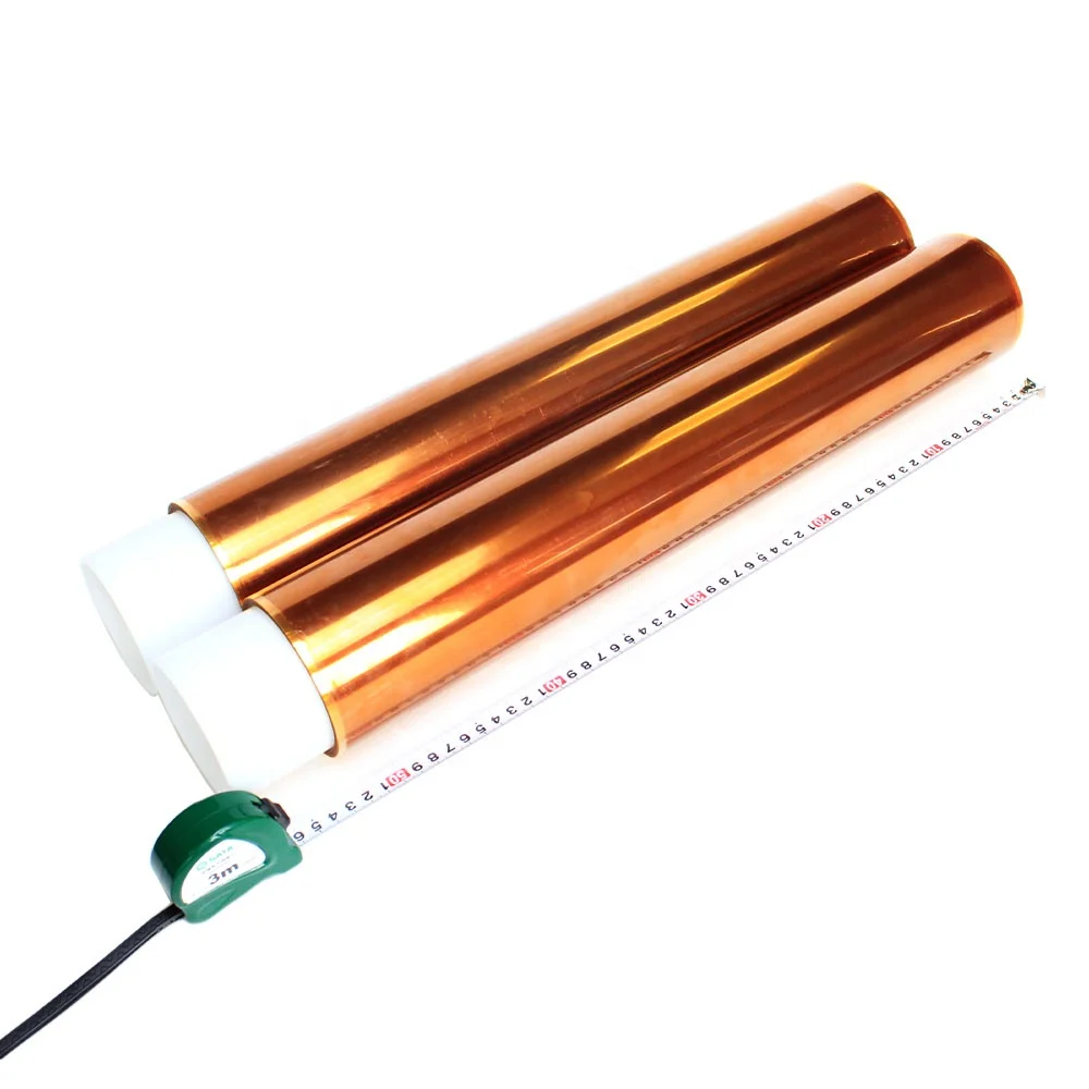 3- Polyimide Pi Film Double Sided Coated Silicone Kaptons Self Adhesive Tape Log Roll Jumbo Roll Factory Supplier Manufacturer