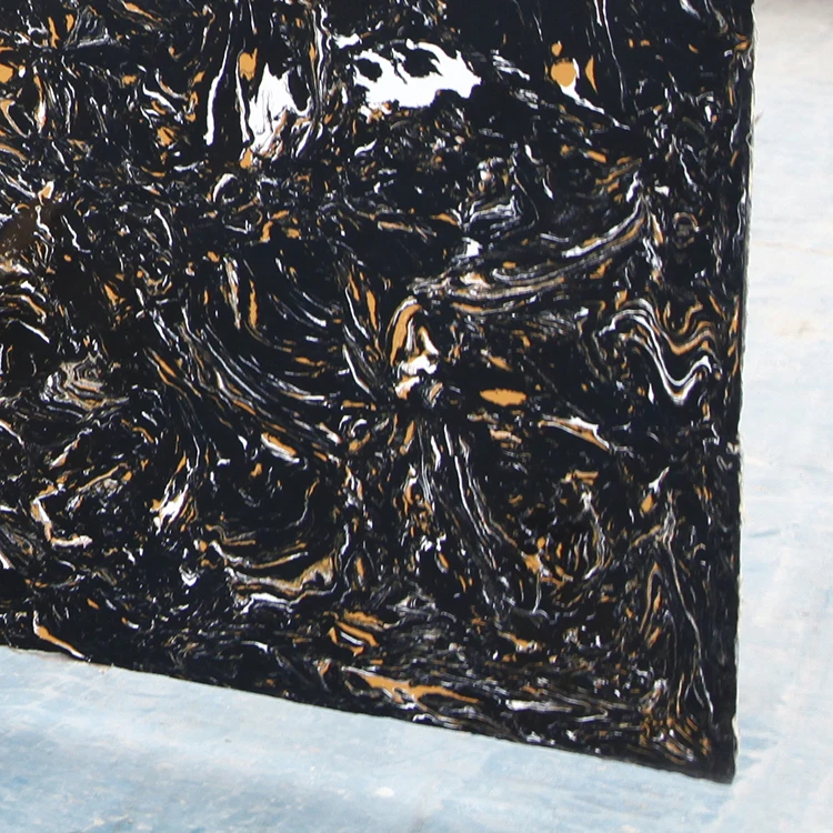 Indian Black Granite Sandstone Mosaic Tile Floor Design Pictures White Marble Plates