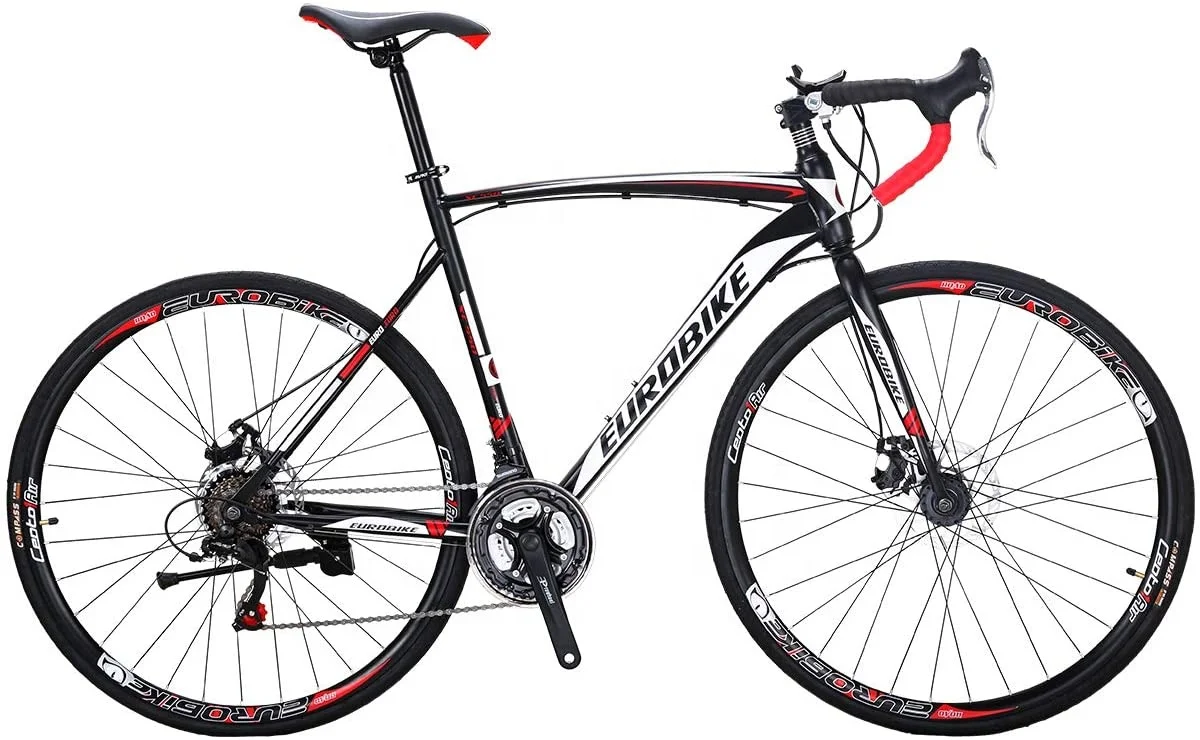 Road Bike EURXC550 21 Speed 54 cm Frame 700C 3-Spoke Wheels Road Bicycle Dual Disc Brake Bicycle
