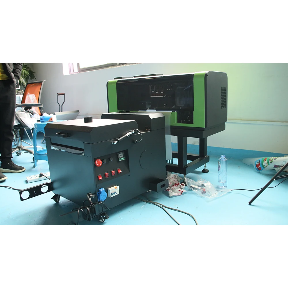 a3 uv dtf printer xp600 single head dtf printer with shaker and dryer all in one cheap printer dtf