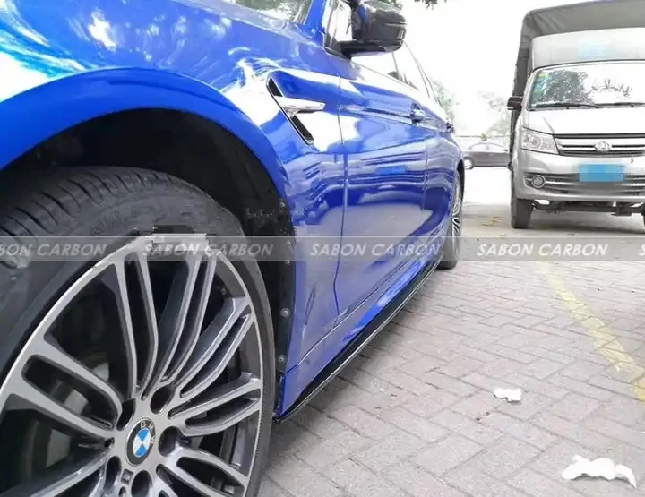 2019 F90 M5 G30 Side Skirts style carbon fiber M performance side skirts for BMW F90 M5 G30