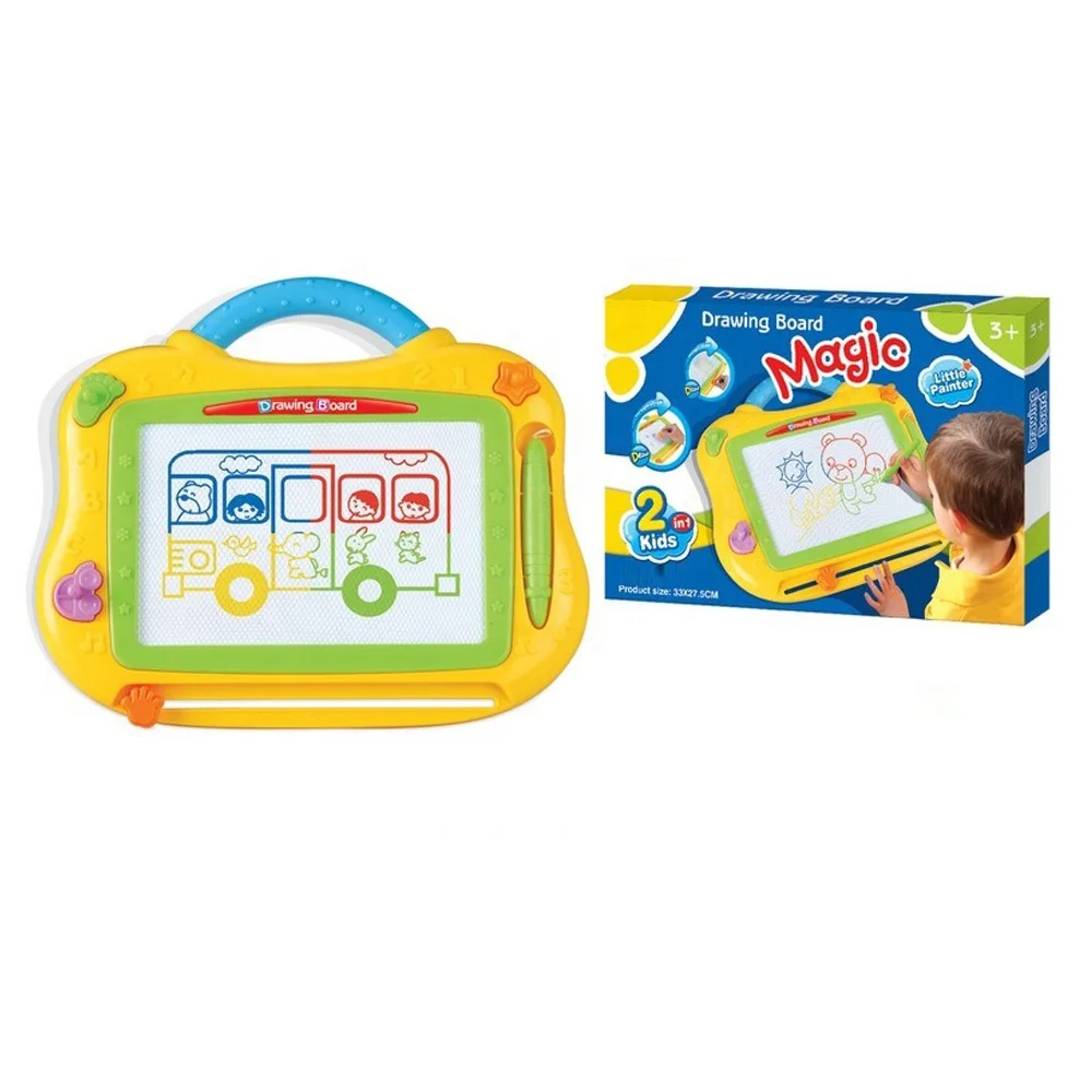 educational toys Doodle learning slate magnetic professional children portable drawing board for adults