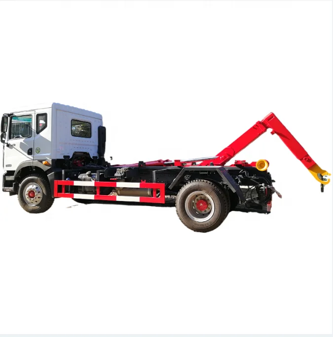 Hook Arm Lifting Garbage Truck with hydraulic system 4-20 CBM Garbage Dump Truck for sale