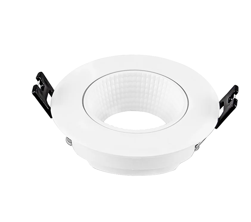 Wholesale Home Living Room Embedded Anti-Glare Adjustable PC Cob Led Downlight Housing gu10 mr16 light housing