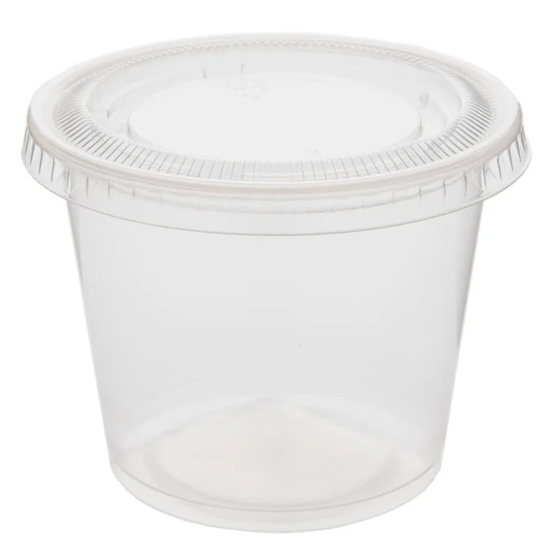 Disposable Plastic Take Away Soy Sauces Cups Container Mini Cup