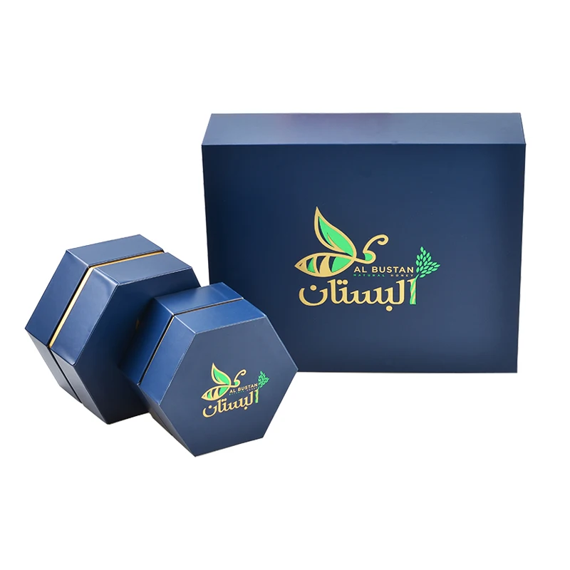 
Wholesale Customized Logo Luxury Honey Bottle Magnetic Cardboard Packaging Boxes Custom Gift Box Packaging 