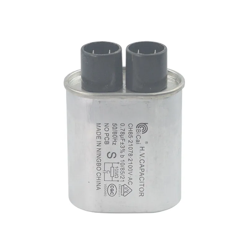 New  high voltage capacitor ch85 2100v 0.78uf  made in China  for microwave oven