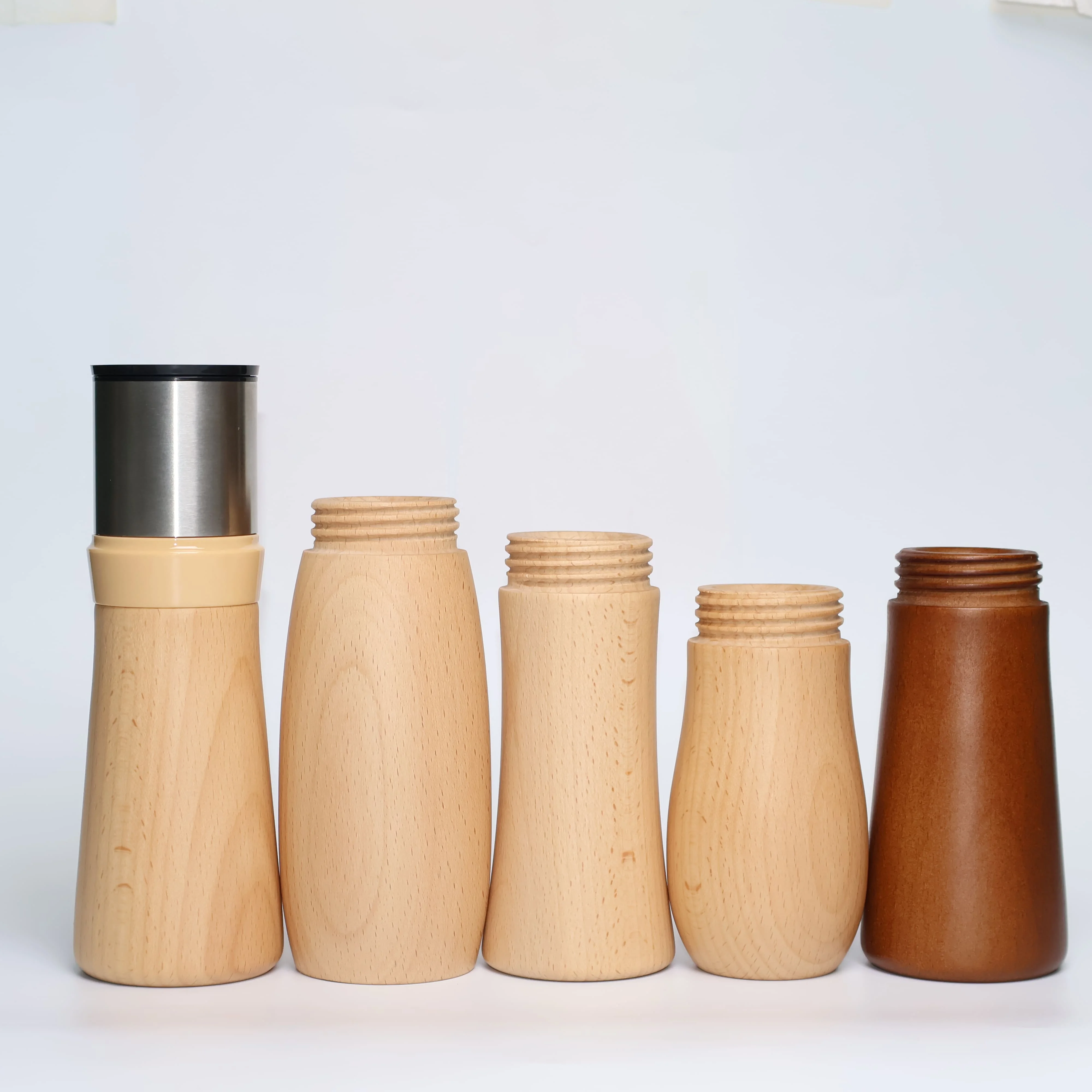 Kitchenware Wholesale 150ml Spice Jar grinder Salt And Pepper Mill Set Non-Disposable Pepper Mill Glass Bottle Kitchen Gadgets