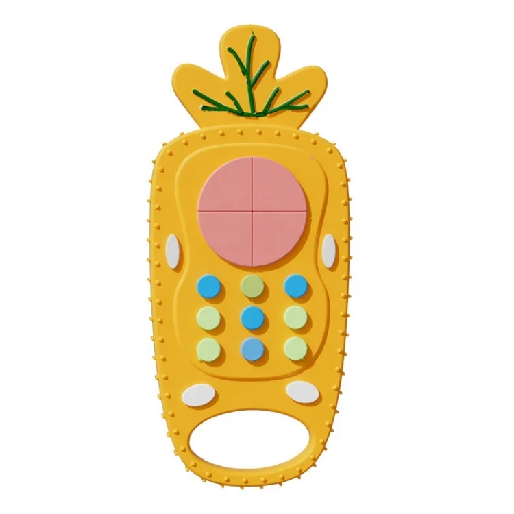 Baby Teether Toy Chew Toy Remote Control Silicone Baby Teether Toys Remote Control Shape