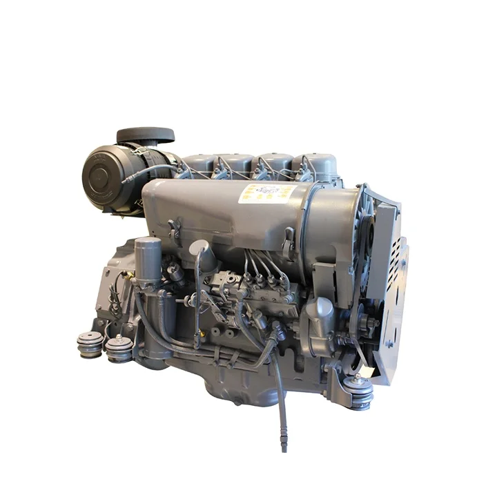 55HP turbocharged Deutz motor four cylinder air cooling diesel engine F4L912T