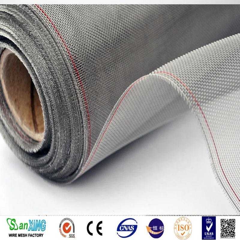 Factory wholesale hot selling 12 x 12 14 x 14 16 x 18 stainless steel window screening mosquito net window screen mesh netting