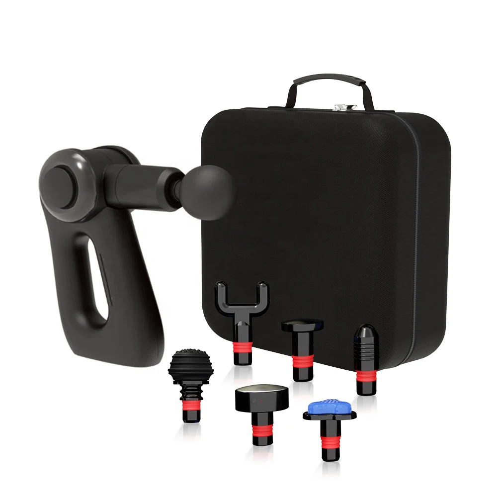 5 Speed 7 Heads Powerful Sports Fit Pulse Chiropractic Adjusting Deep Issue Double Body Pro Massage Gun