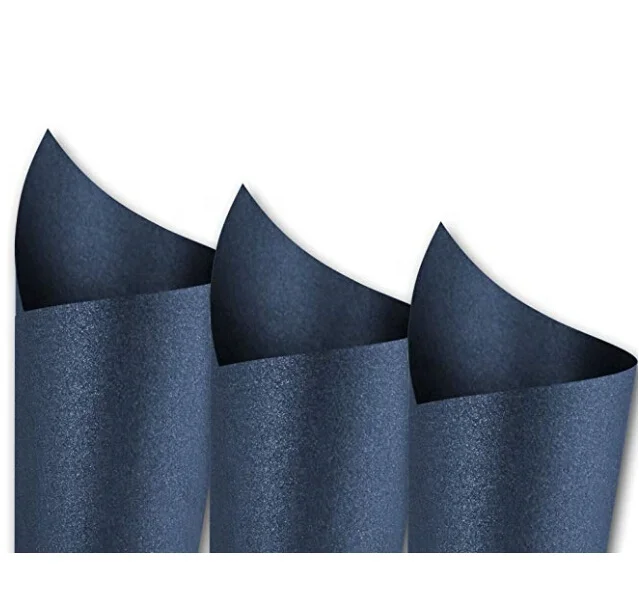 China Manufacture Colour A4 120gsm 250g Linen Embossed Shine Iridescent Pearlescent Shimmer Metallic Craft Pearl Paper for DIY