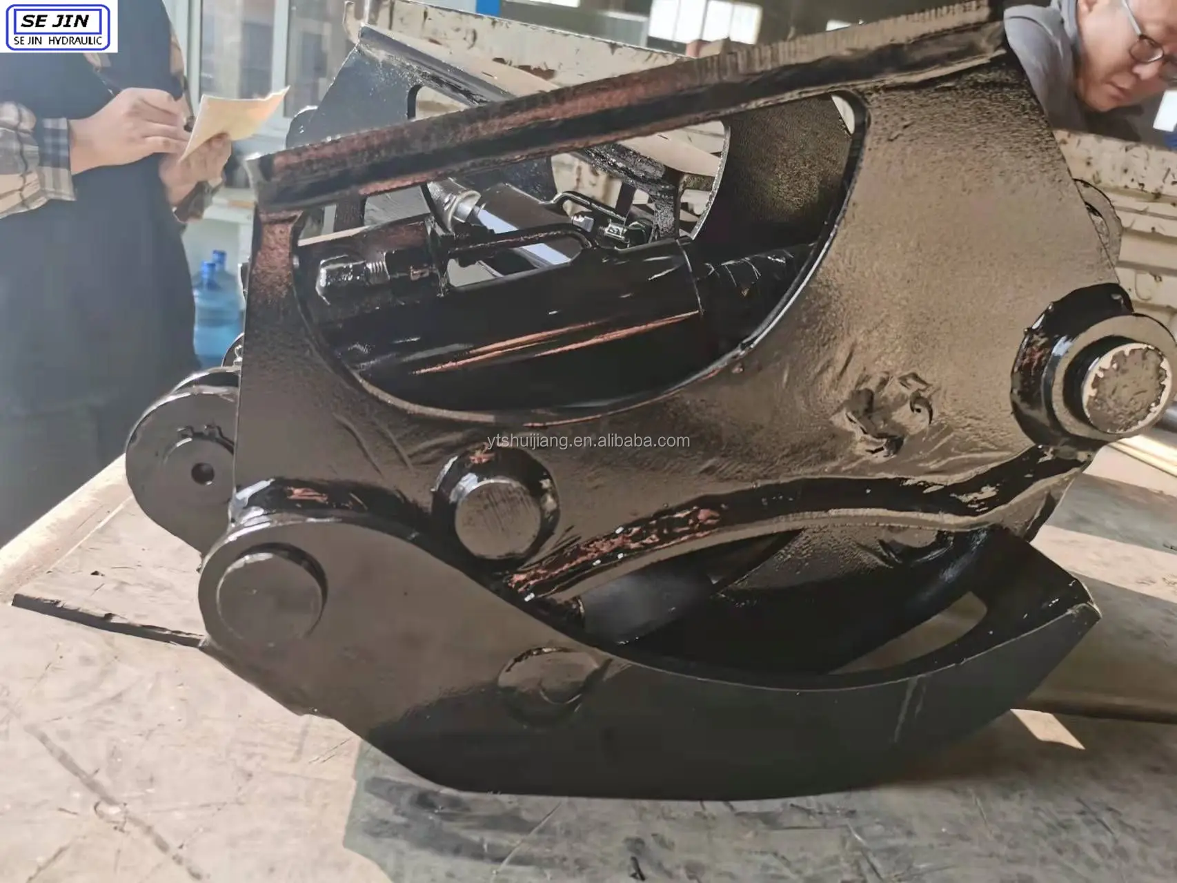 China SEJIN brand HIGH quality single cylinder hydraulic rotator for grapple