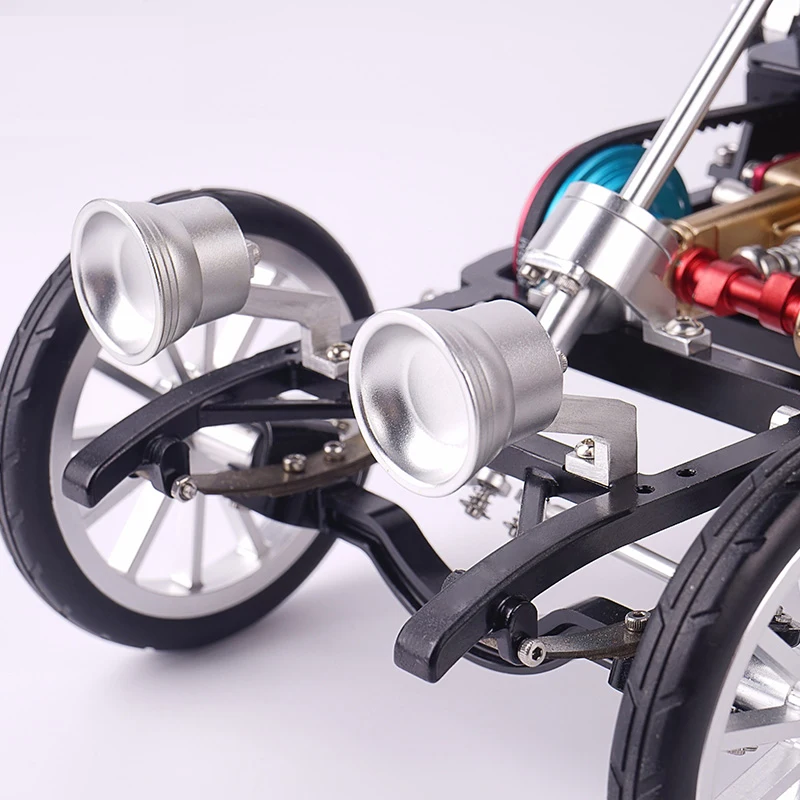 STEM montesori education toys All-Metal Single-Cylinder Engine  Simulation Mini Car Assembly Model Toy  For child Creative Gift