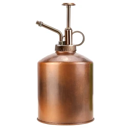 0.6L mini hand pump Galvanized Metal water sprayer succulent plant mister pressure mist Garden Watering Can pot Spray Bottle