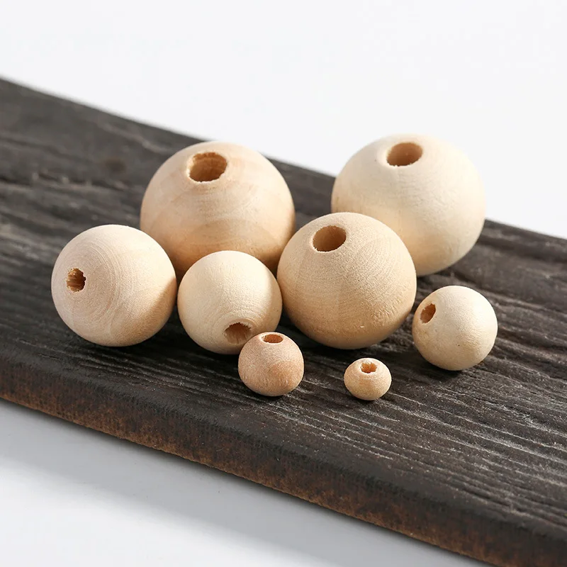 DIY wood bead custom painting clothing accessories materials