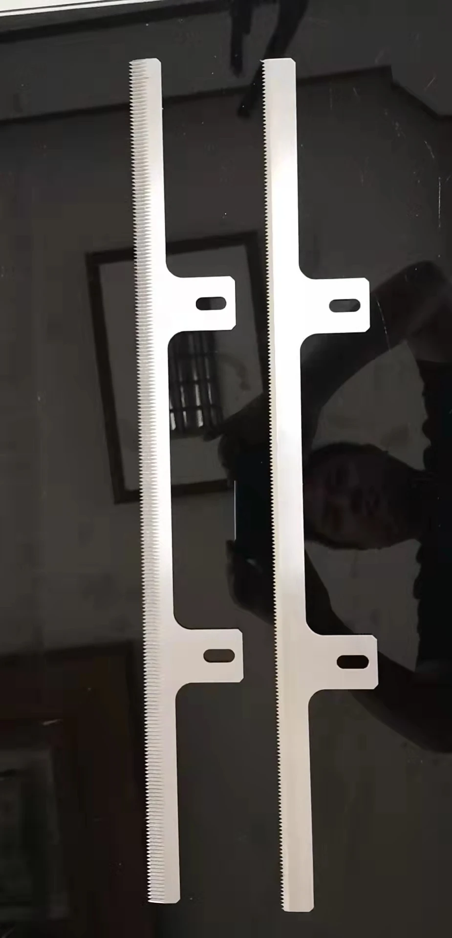 Custom Industrial Precision Packaging Machine Knife Long Serrated Sealing Jaws Blade Packaging Machine Blade