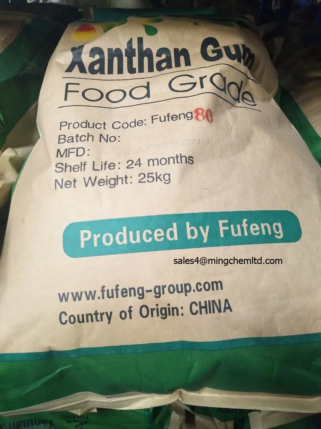 Xanthan gum 80/200mesh Fufeng Brand fine powder xanthan gum