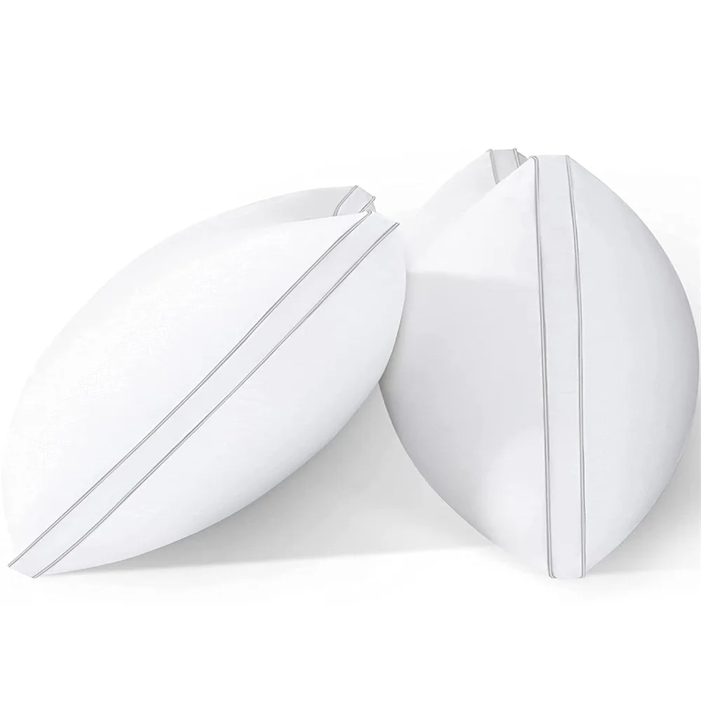 Multiple customizations wholesale pillow inserts cotton Super Softdown likefiber 50*90cm sleeping pillow hotel