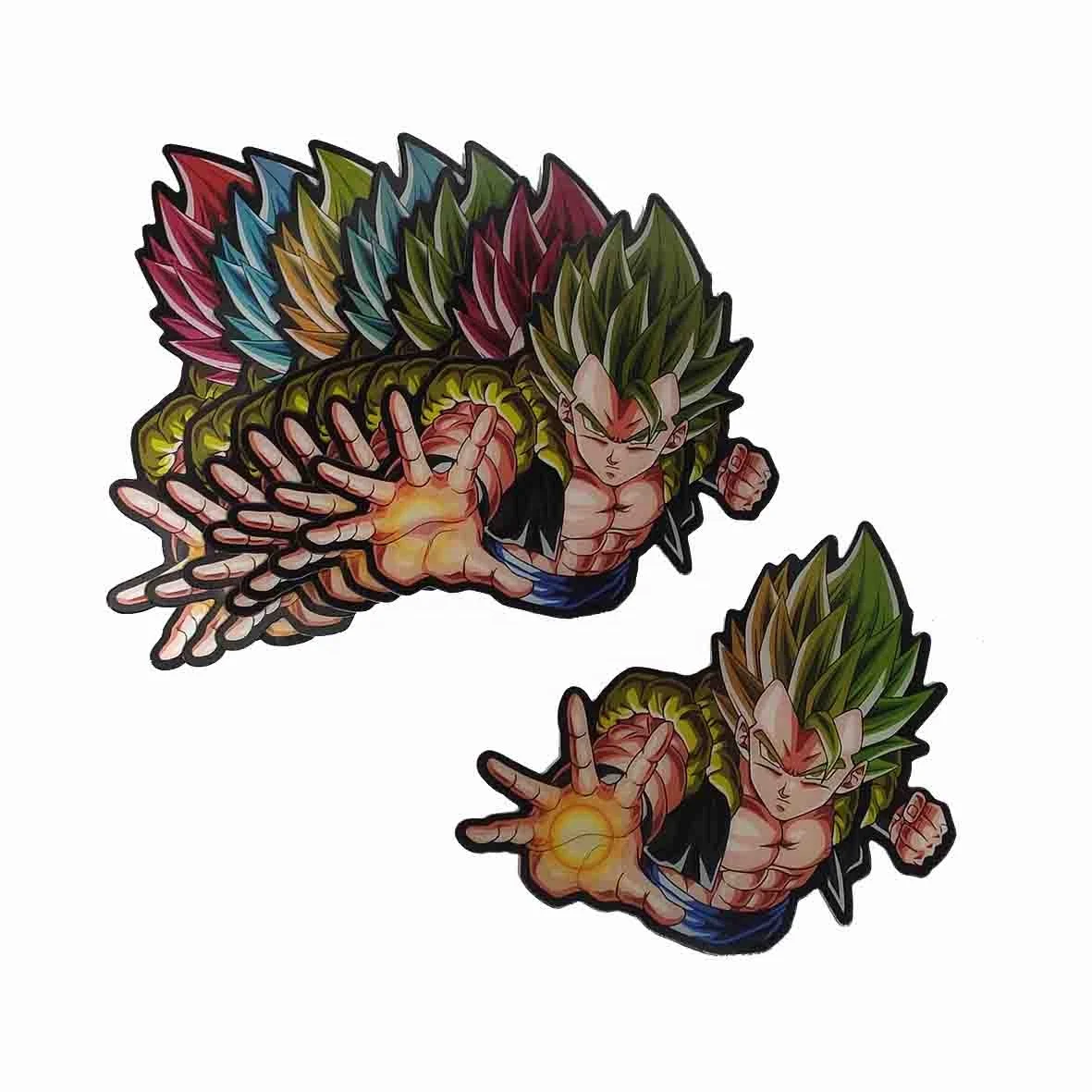 Lenticular 0.60mm Thickness Flip Stickers Custom Lenticular Sticker 3D Anime Stickers for Decor