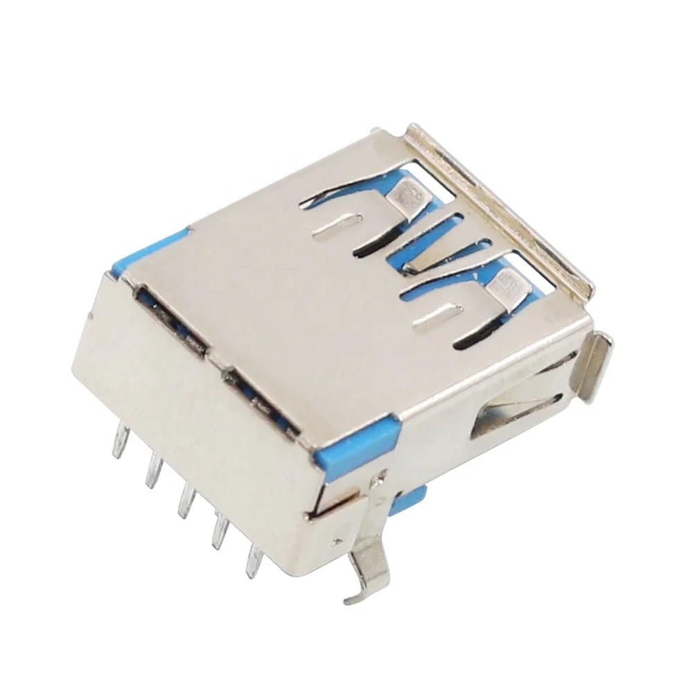 USB 3.0 Type-A Female 9 Pin DIP Socket Connector