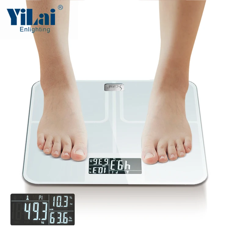 Electronic commercial weighing analyzer body fat smart with free APP weight digital weighing weiging scale industrial