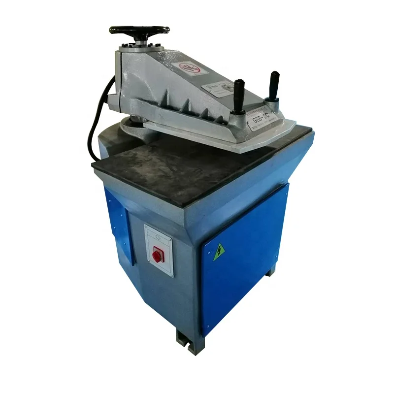 hydraulic swing arm shoe clicker press