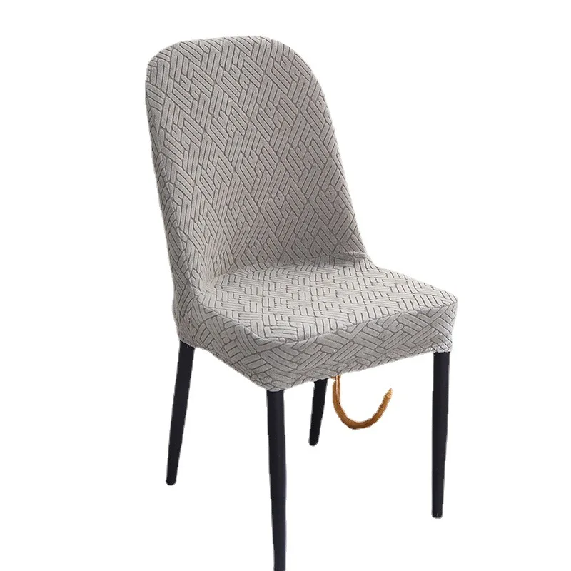 9 Universal light luxury dining chair cover stool back home seat table set