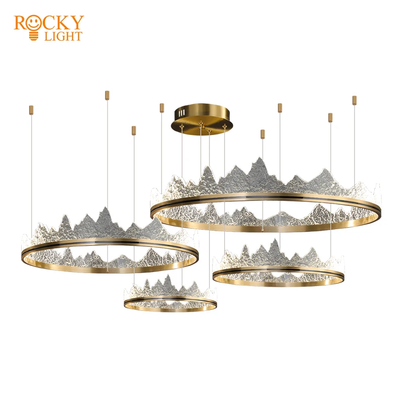 Mountain chandelier