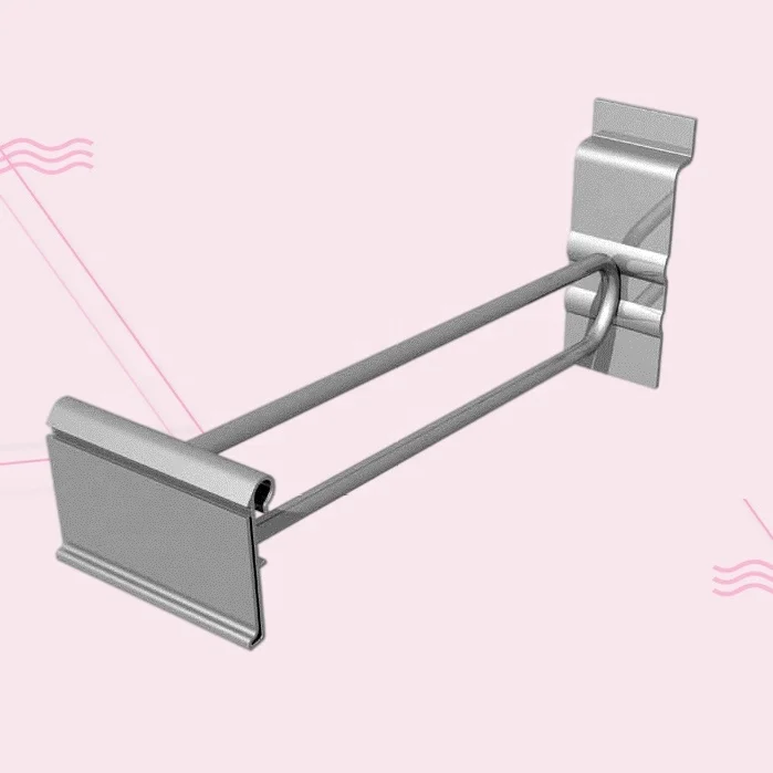 Century Factory Wholesales Customized retail shop Plate Double Wire Hook Retail Wall Hooks