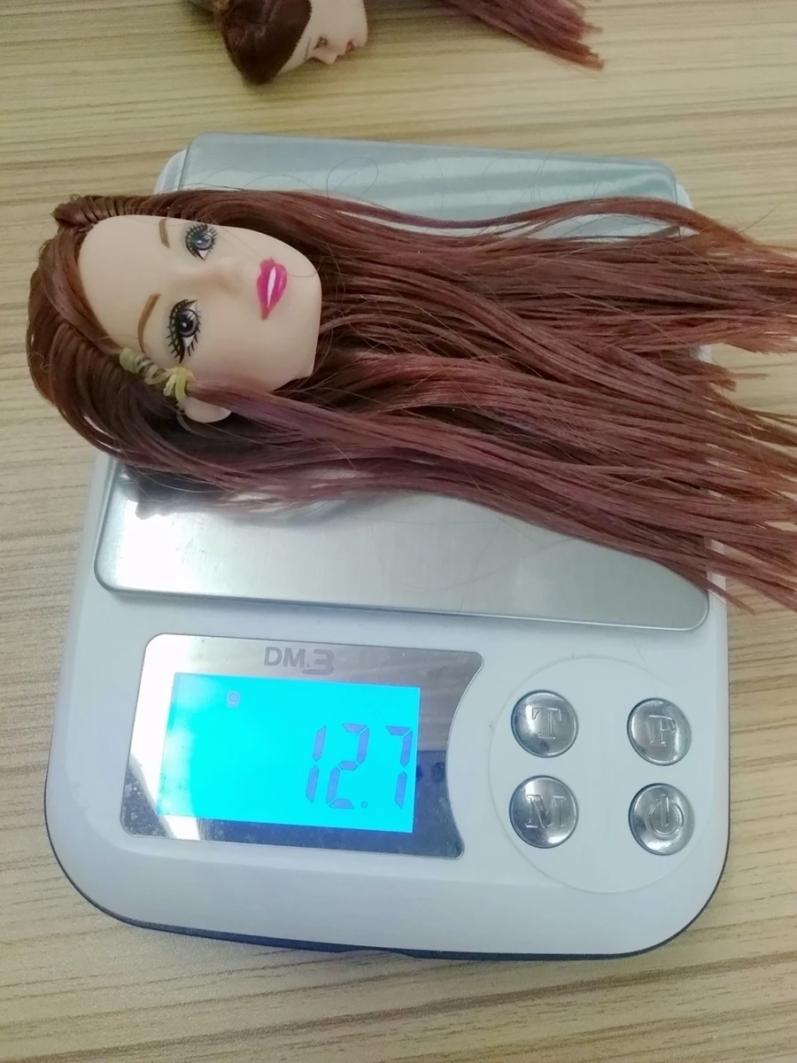 OEM half ready toy 11 inch  doll head with short hair doll head toy accessories