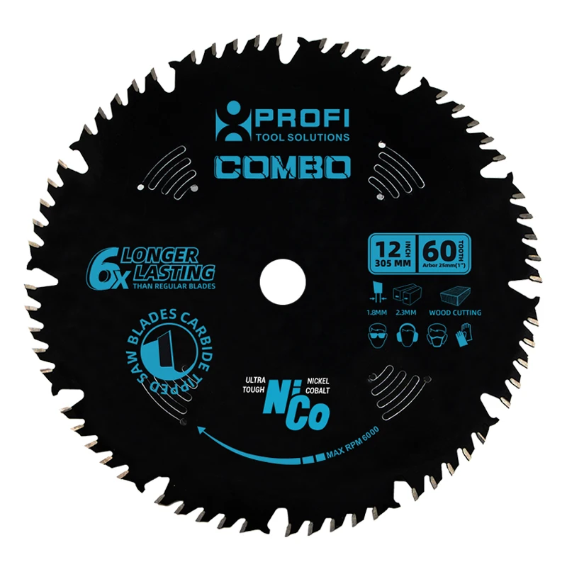America Hot Selling Wood Cutting Saw Blades Ripping & Cross Combo Circular Saw Blade For Wood