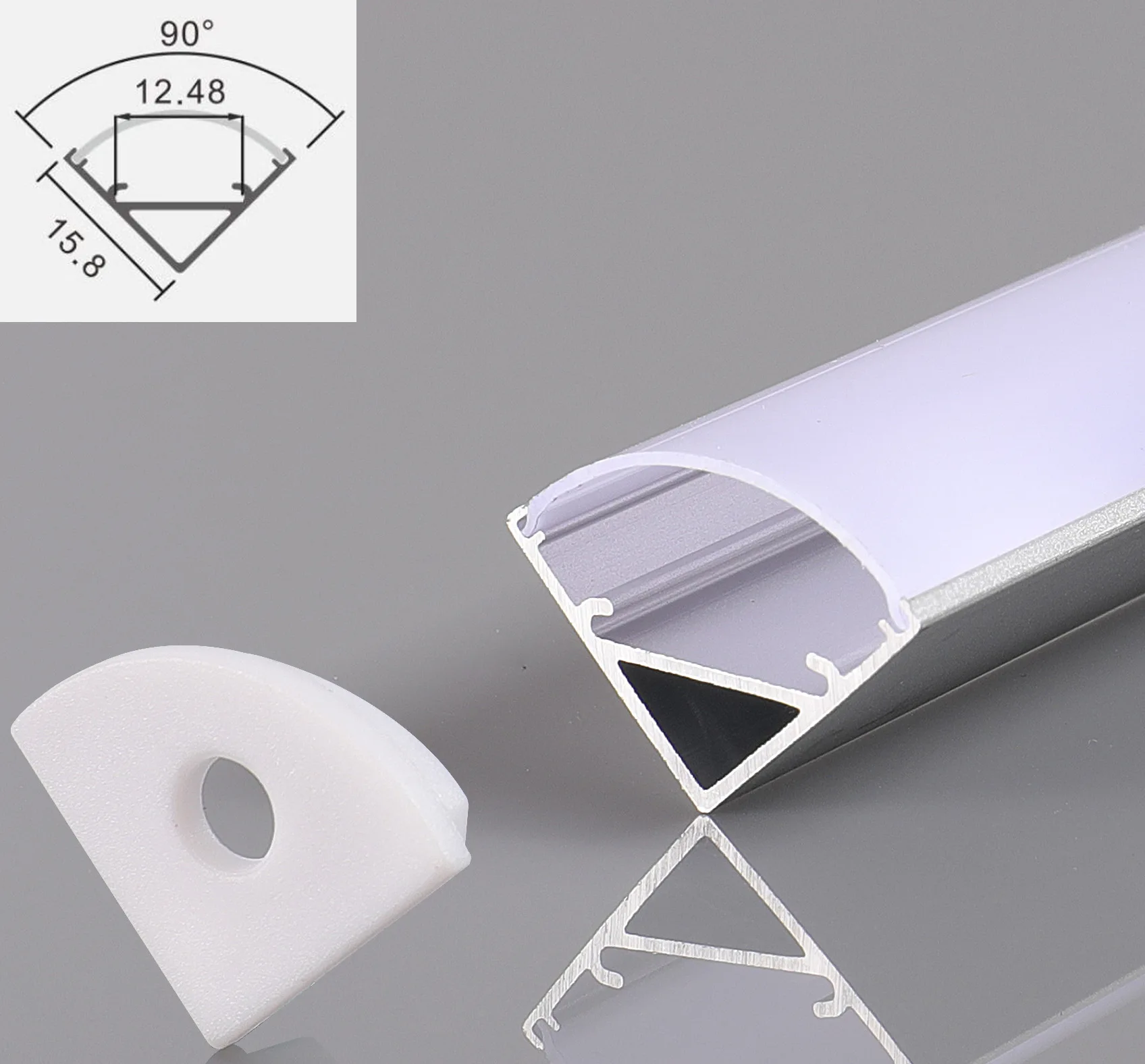 China Factory 6063 T5 Alu Extrusion Housing Channel t slot recessed slim black aluminum profile for Cabinet light