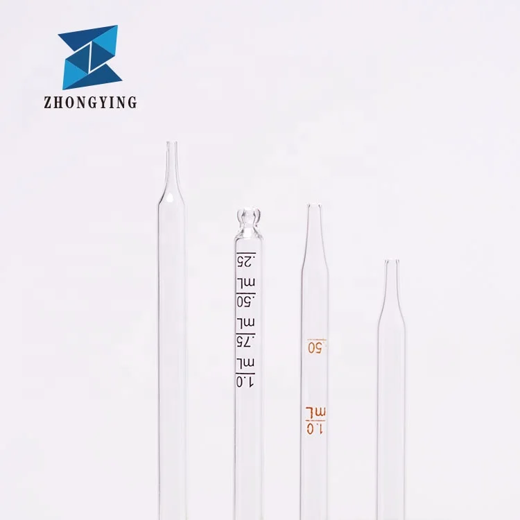 7*58mm 10 ml High Quality Medical Glass Dropper