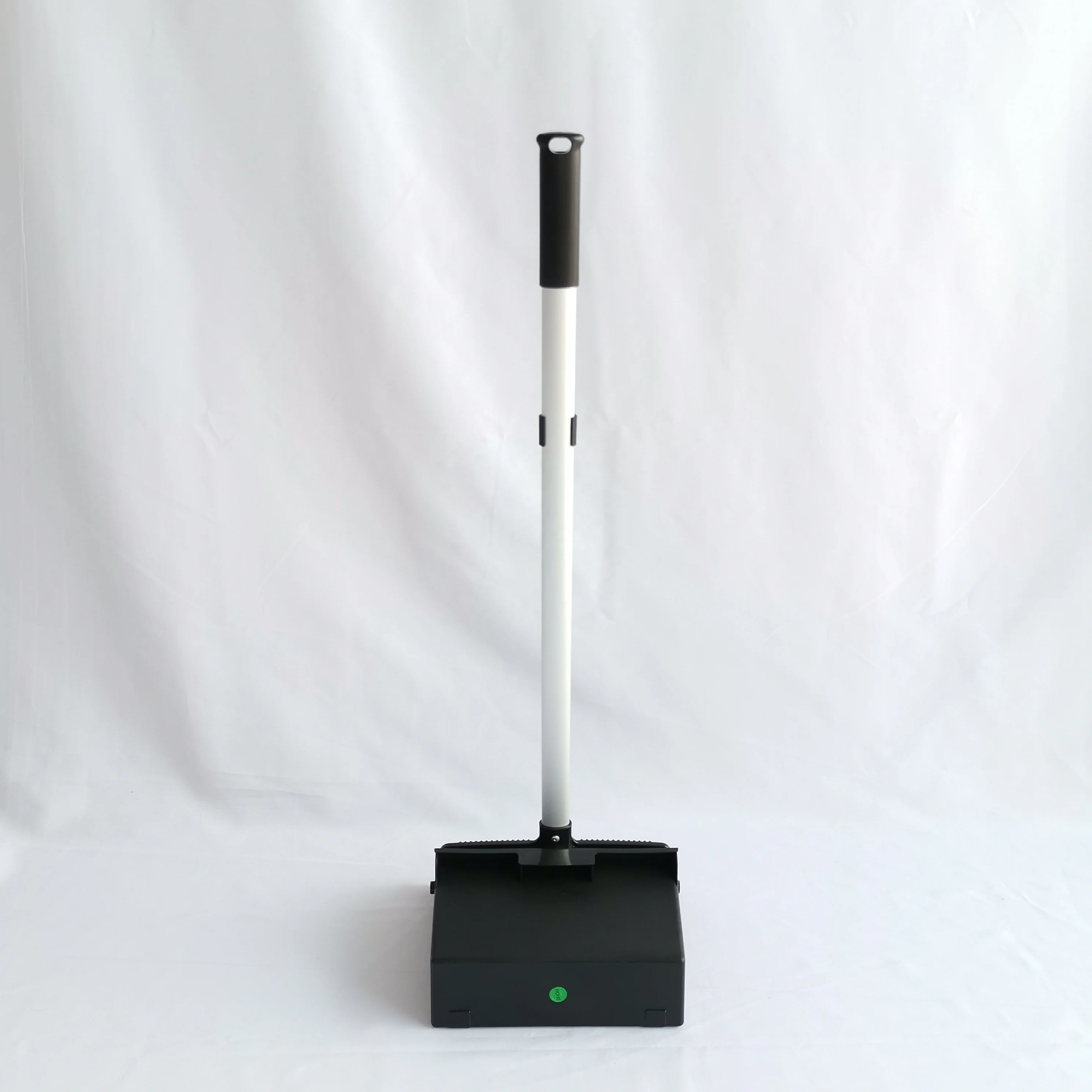 
Durable plastic long handle black dustpan broom set 