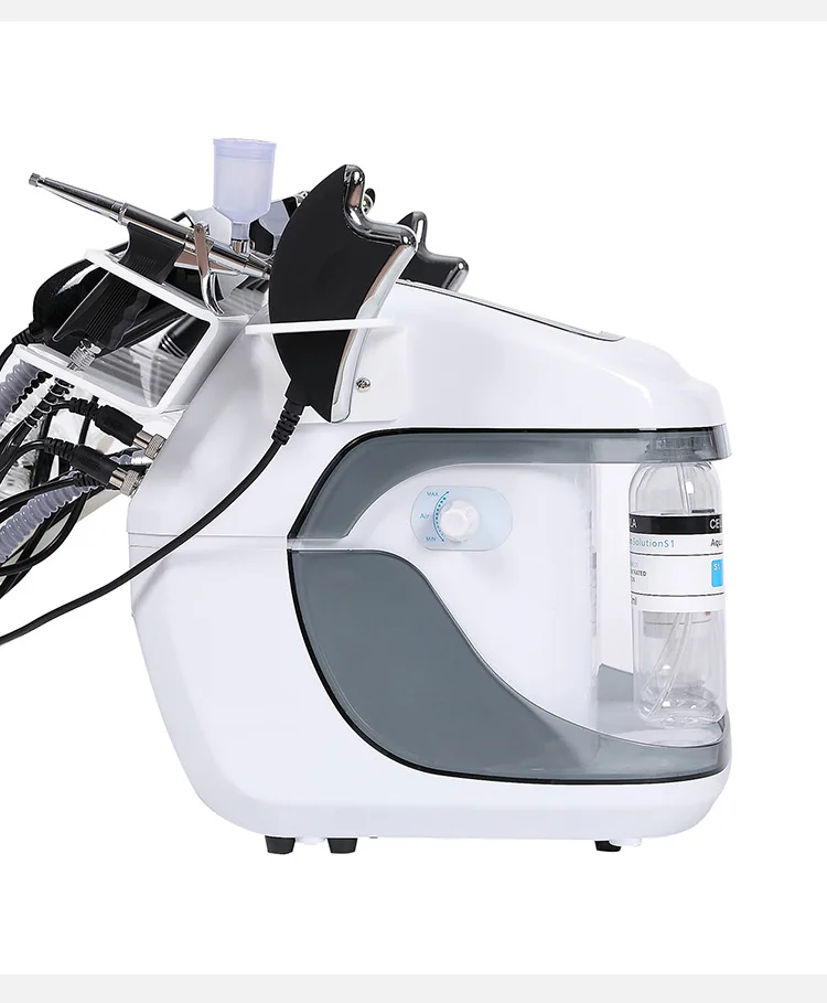 New 8 in 1 or 10 In 1 Face Care Beauty Machine Black Hydra Multi Function Facial Machine