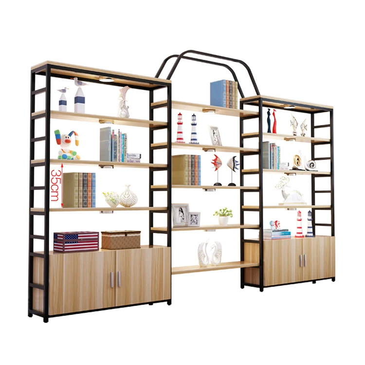 Customized Shopping Mall Wall Display Stand Retail Store Furniture For Cosmetic Display Showcase